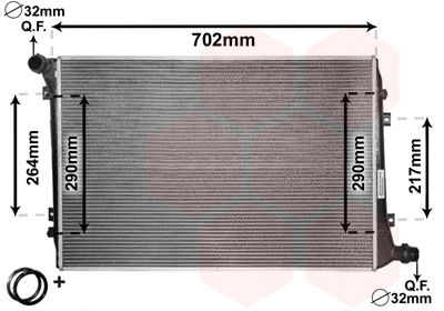 Radiator, engine cooling