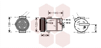 Compressor, air conditioning (3700K463)