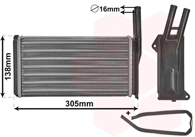 Heat Exchanger, interior heating (18006093)