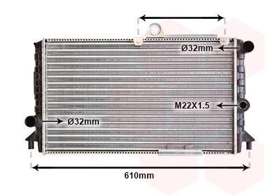 Radiator, engine cooling (01002005)