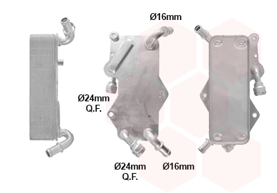 Oil Cooler, automatic transmission (03013727)