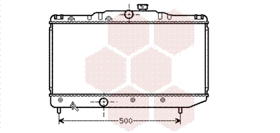 Radiator, engine cooling (53002155)
