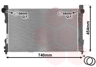 Radiator, engine cooling
