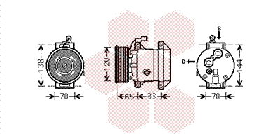 Compressor, air conditioning (8100K095)