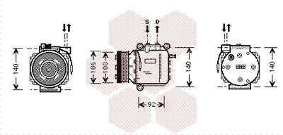 Compressor, air conditioning (4700K053)