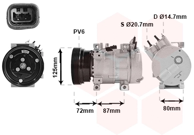 Compressor, air conditioning (1300K429)