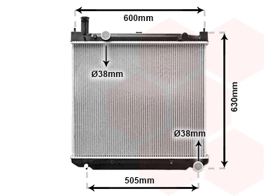 Radiator, engine cooling (53002471)