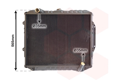 Radiator, engine cooling (32002187)
