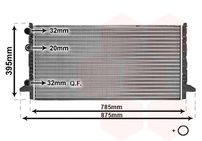 Radiator, engine cooling