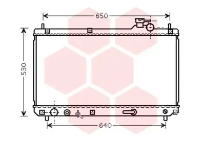 Radiator, engine cooling (53002614)