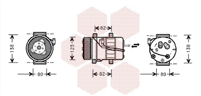Compressor, air conditioning (5900K054)