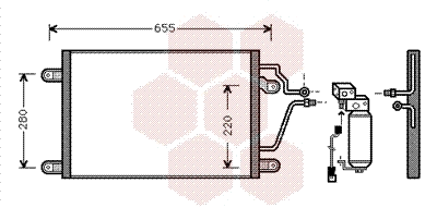 Condenser, air conditioning (43005211)