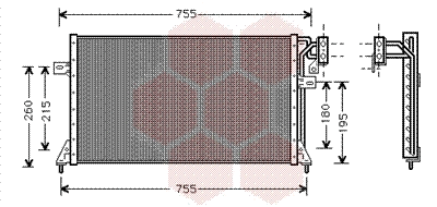 Condenser, air conditioning (07005018)