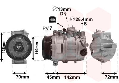 Compressor, air conditioning (3000K636)