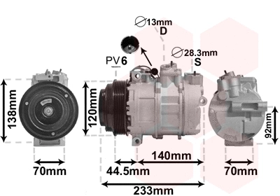 Compressor, air conditioning (3000K277)