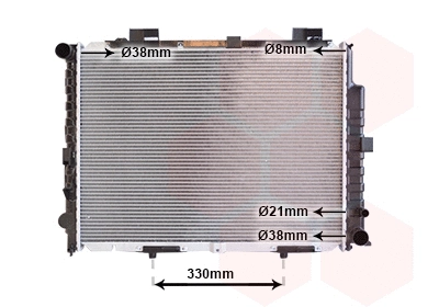 Radiator, engine cooling (30002228)