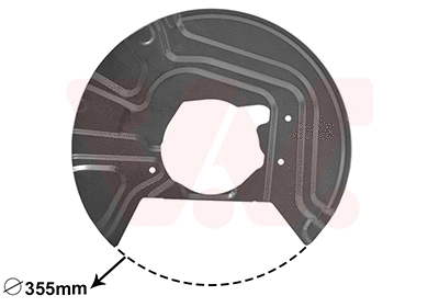 Splash Guard, brake disc (0680372)