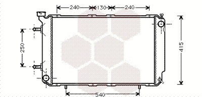 Radiator, engine cooling (51002041)