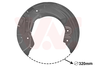Splash Guard, brake disc (0627371)