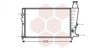 Radiator, engine cooling (09002011)