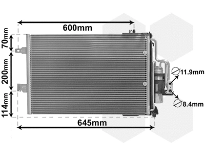 Condenser, air conditioning (37005385)