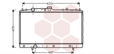 Radiator, engine cooling (32002113)