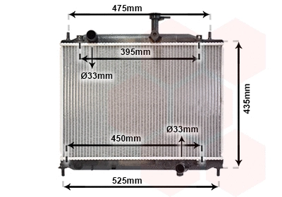 Radiator, engine cooling (82002170)