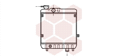 Radiator, engine cooling (49002011)