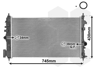 Radiator, engine cooling