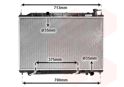 Radiator, engine cooling (13002295)