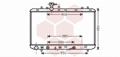 Radiator, engine cooling (52002085)