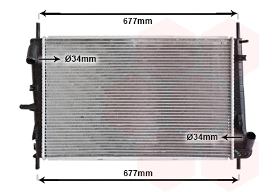 Radiator, engine cooling (18002338)