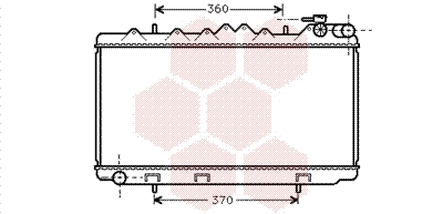 Radiator, engine cooling (13002122)