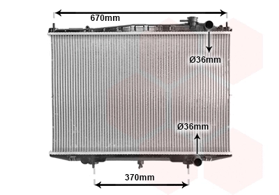 Radiator, engine cooling (13002308)