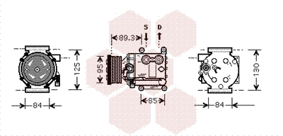 Compressor, air conditioning (1800K402)