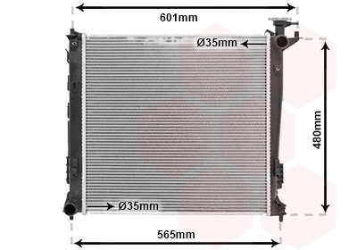 Radiator, engine cooling (83002239)