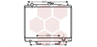 Radiator, engine cooling (32002170)