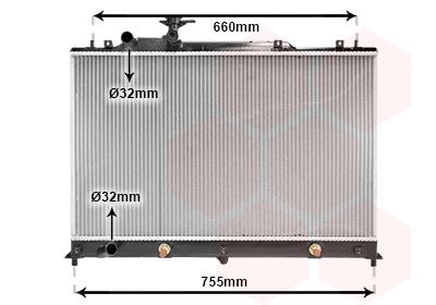 Radiator, engine cooling (27002255)