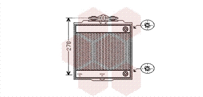 Radiator, engine cooling (06002367)