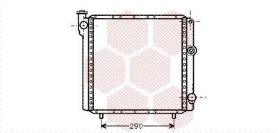 Radiator, engine cooling (43002040)