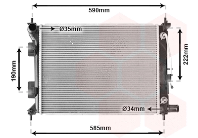 Radiator, engine cooling (82012725)