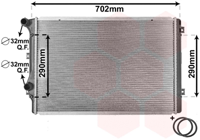 Radiator, engine cooling