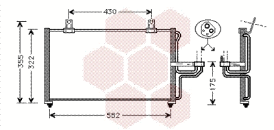 Condenser, air conditioning (83005005)