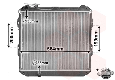 Radiator, engine cooling