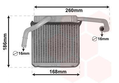 Heat Exchanger, interior heating (18006607)