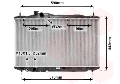 Radiator, engine cooling (25002189)