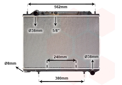 Radiator, engine cooling (37002441)