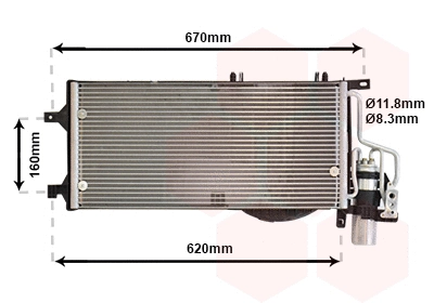 Condenser, air conditioning (37005310)