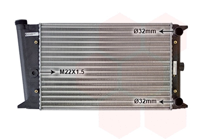 Radiator, engine cooling (58002004)