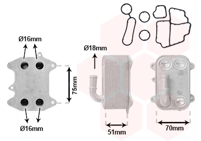 Oil Cooler, engine oil